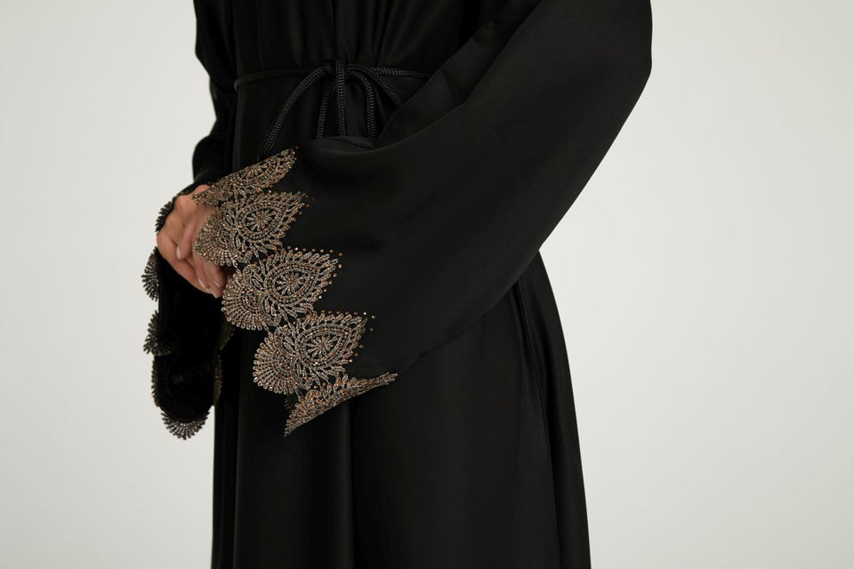 Bronze Cuff Abaya