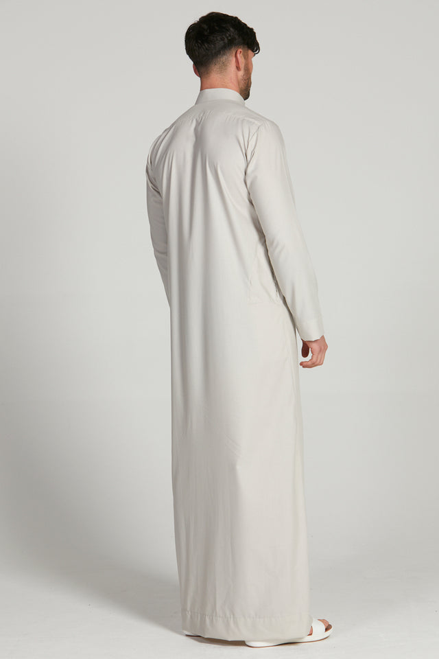 Premium Kuwaiti Thobe - Nude