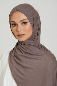 Mocha Jersey Hijab