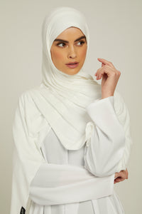 Off White Jersey Hijab