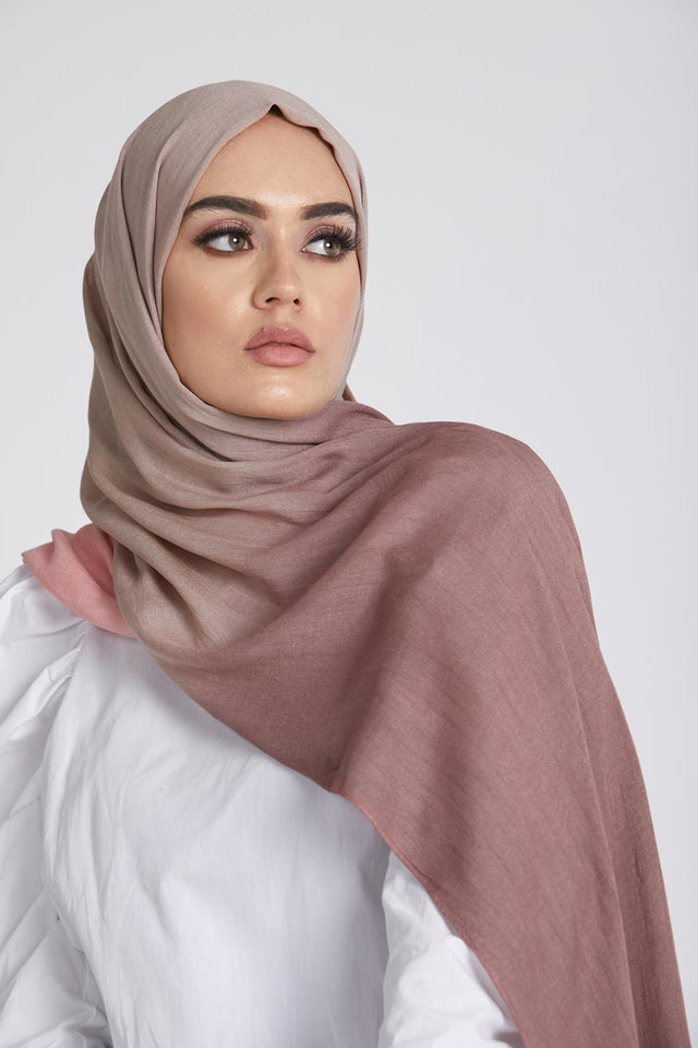 Modal Ombre Hijab - Light Spruce