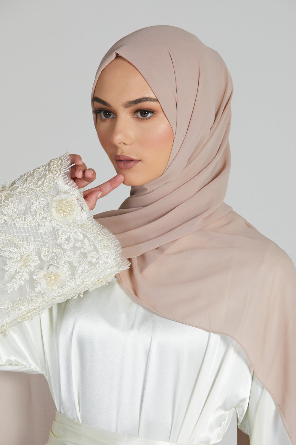 Essential Chiffon Hijab - Mink