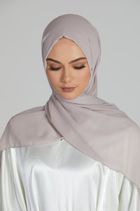 Luxury Georgette Hijab - Dusty Mink