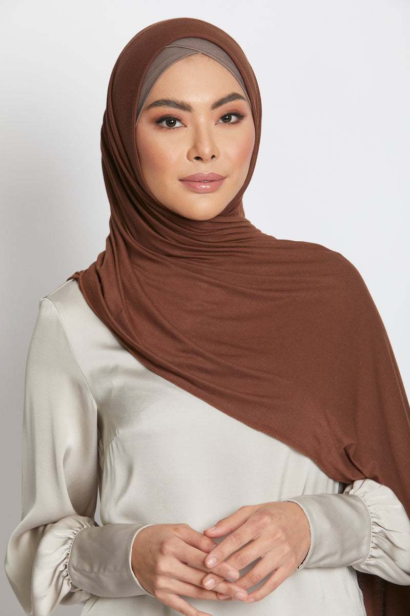 Copper Jersey Hijab