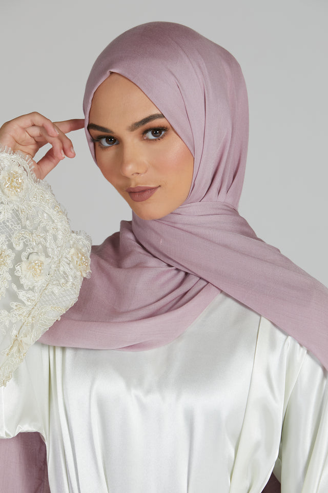 Premium Micro Modal Hijab - Orchid Petal