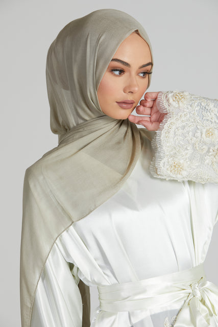 Premium Modal Matt Hijab - Vintage Khaki